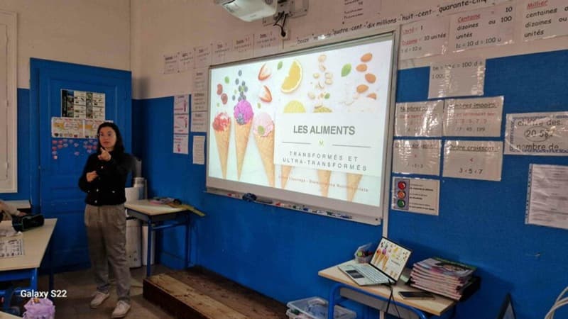 Intervention en classe avec les élèves